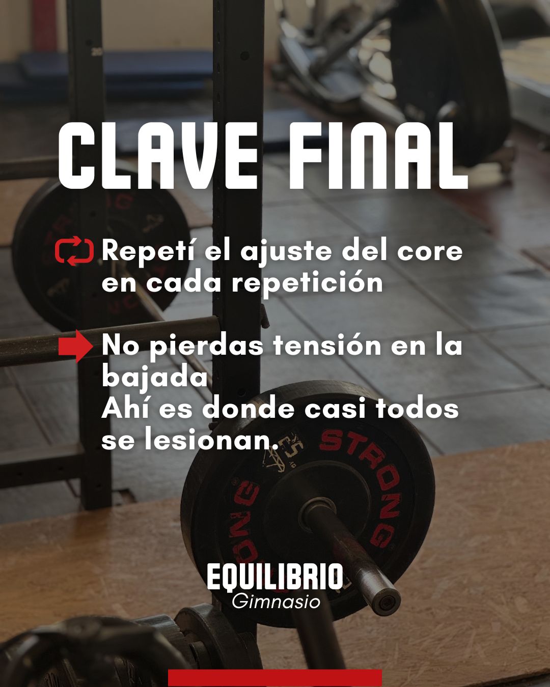 Clave final — ajuste del core