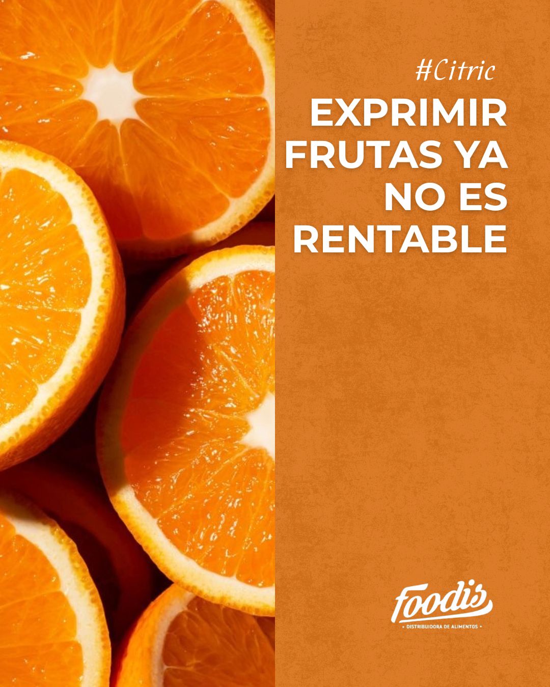 Exprimir frutas ya no es rentable