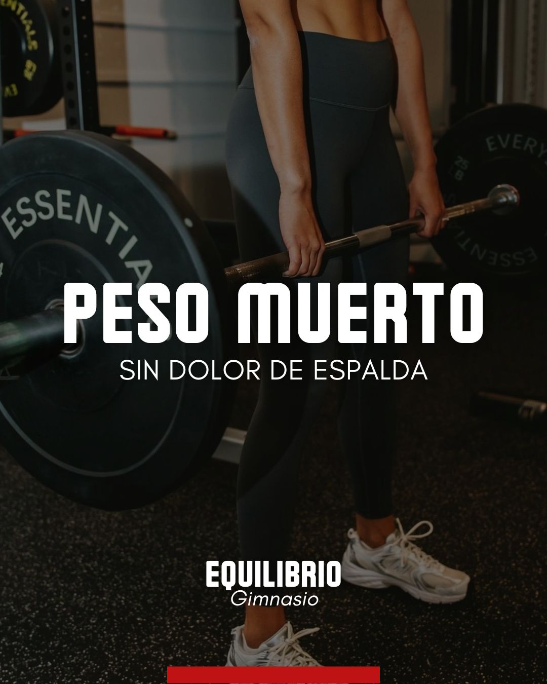 Equilibrio Gimnasio — Portada: Peso muerto sin dolor de espalda