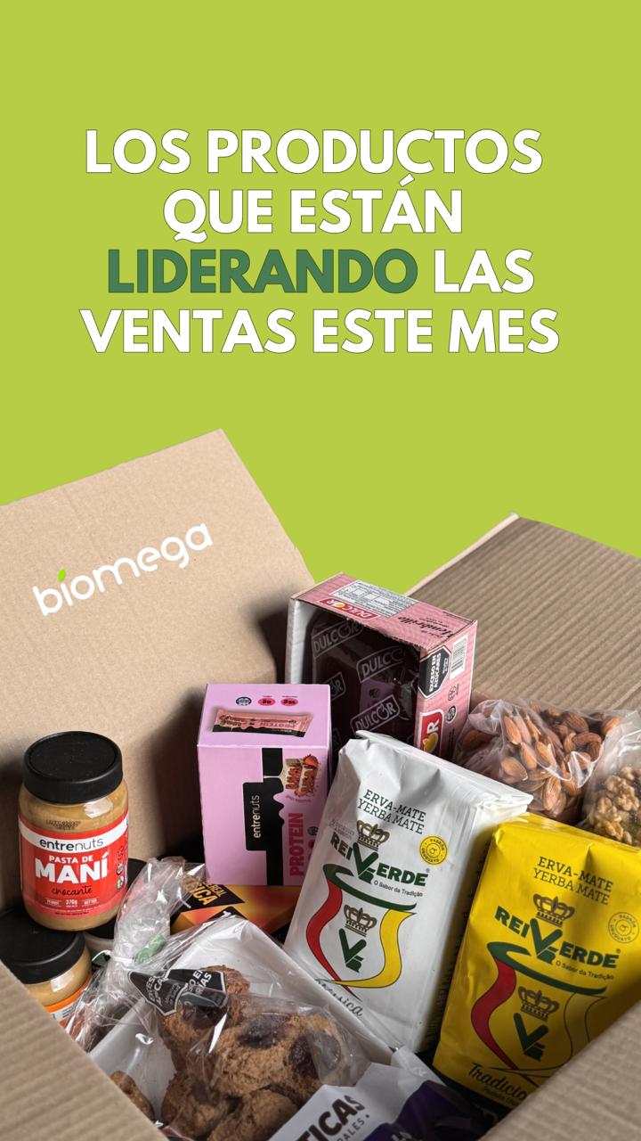 Biomega — Los productos que están liderando las ventas este mes